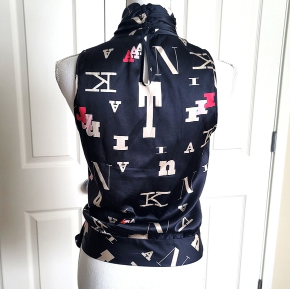 Trina Turk silk blouse M - Picture 2 of 4